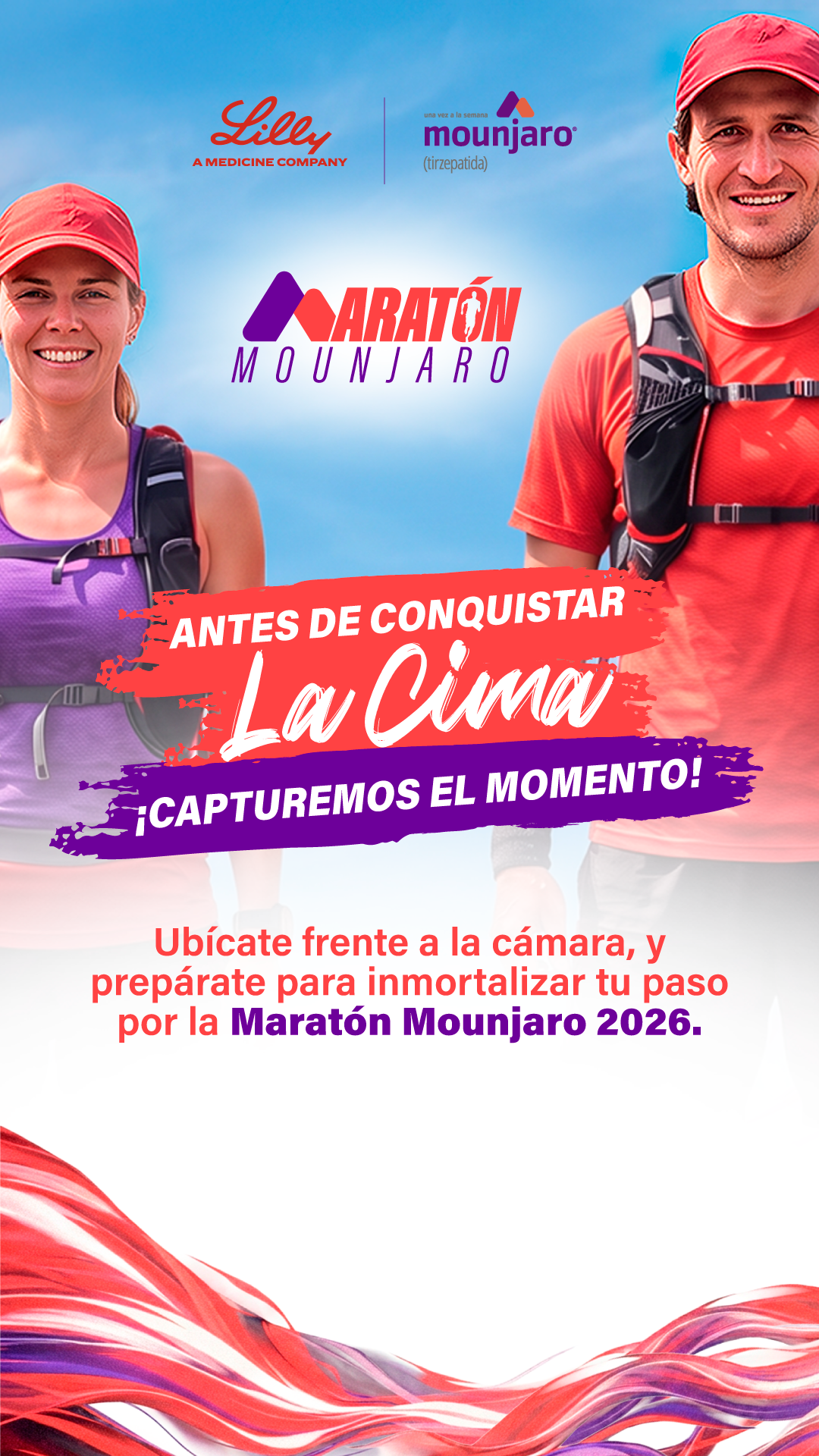 Maratón Mounjaro. Antes de conquistar la cima, capturemos el momento.